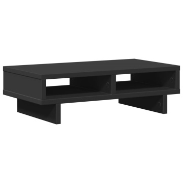 Suport de monitor, negru, 50x27x15 cm, lemn prelucrat - Img 5