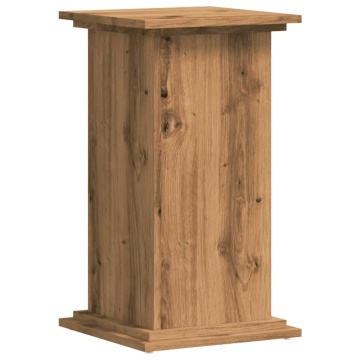 Suport de plante stejar artizanal, 33x33x60 cm, lemn prelucrat - Img 2