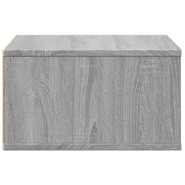 Suport imprimantă, gri sonoma, 49x40x22,5 cm, lemn prelucrat - Img 5