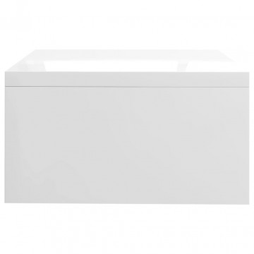 Suport monitor, alb foarte lucios, 42 x 24 x 13 cm, PAL - Img 6