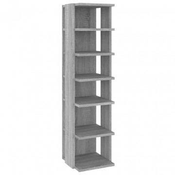 Suport pantofi, stejar sonoma, 25x27x102 cm, lemn prelucrat - Img 2