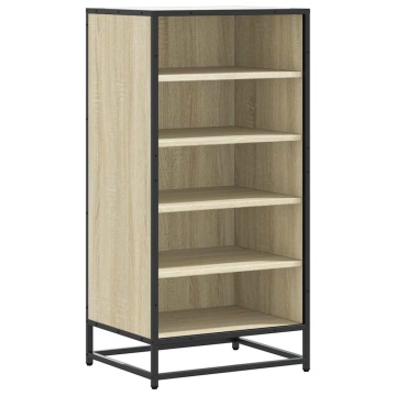 Suport pantofi Stejar Sonoma 48x38x97,5 cm Lemn prelucrat - Img 2