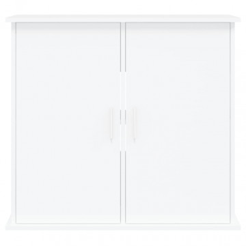 Suport pentru acvariu, alb, 81x36x73 cm, lemn prelucrat - Img 5