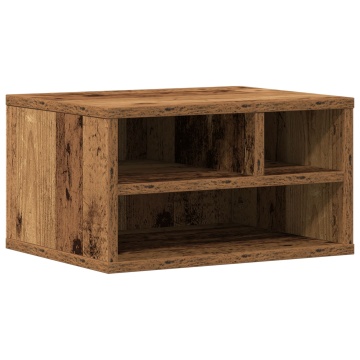 Suport pentru imprimantă Lemn vechi 40x32x22,5 cm Lemn compus - Img 2