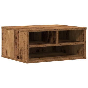 Suport pentru imprimantă Stejar fumuriu 49x40x22.5 cm Lemn compus - Img 2
