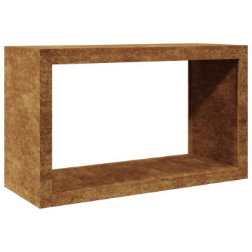 Suport pentru lemne de foc 100x40x60 cm Oțel pentru intemperii - Img 6