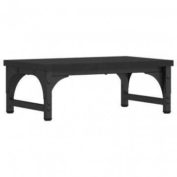 Suport pentru monitor, negru, 37x23x14 cm, lemn compozit - Img 2
