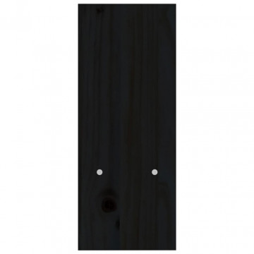 Suport pentru monitor, negru, (39-72)x17x43 cm, lemn masiv pin - Img 7