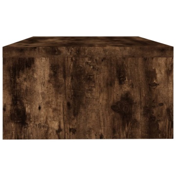 Suport pentru monitor stejar fumuriu 42x24x13 cm lemn prelucrat - Img 6