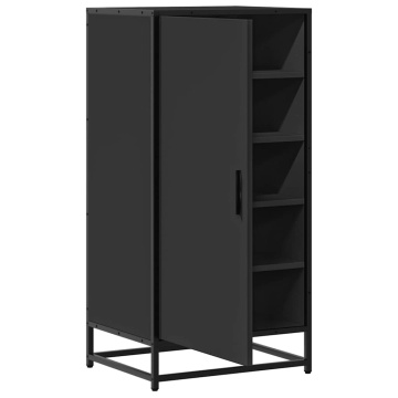 Suport pentru pantofi negru 48x38x97,5 cm Lemn prelucrat - Img 8