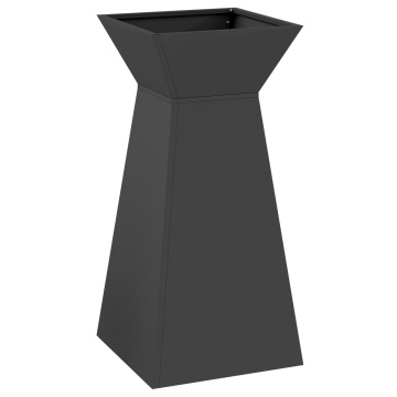 Suport pentru plante Negru Plastic 35 x 35 x 73 cm Ghivece - Img 2