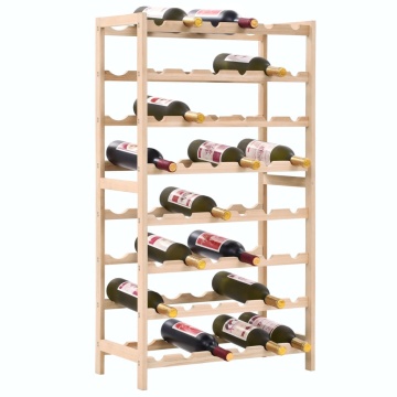 Suport sticle de vin, lemn de cedru, 57,5 x 28 x 102 cm - Img 2