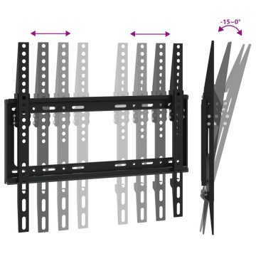 Suport TV de perete ecran 26-63 inchi Max VESA 400x400 mm 40kg - Img 5
