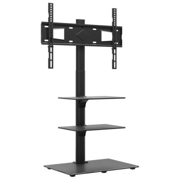 Suport TV pe colț cu 3 niveluri pentru 32-65 inch, negru - Img 2