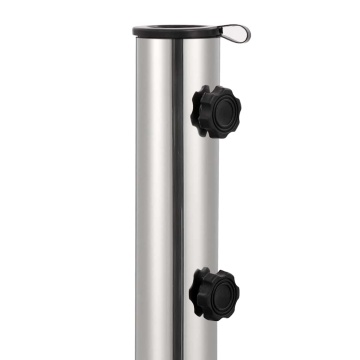 Suport umbrelă de soare, gri, 30 kg, granit, pătrat - Img 5
