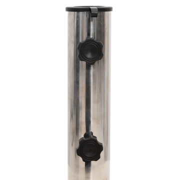 Suport umbrelă de soare, negru, 30 kg, granit, rotund - Img 6