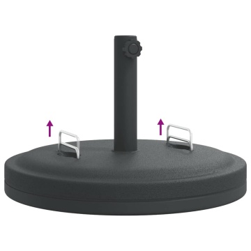 Suport umbrelă pentru stâlpi Ø38 / 48 mm, 25 kg, rotund - Img 6
