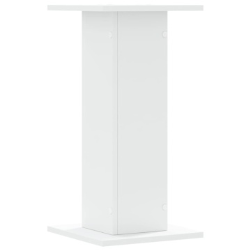 Suporturi de plante, 2 buc., alb, 30x30x60 cm, lemn prelucrat - Img 6