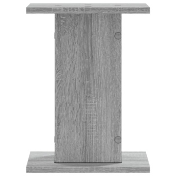 Suporturi difuzoare 2 buc gri sonoma 30x30x40 cm lemn prelucrat - Img 4