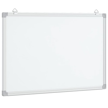 Tablă magnetică, alb, 80x60x1,7 cm, aluminiu - Img 2