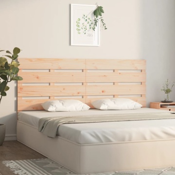 Tăblie de pat, 160x3x80 cm, lemn masiv de pin - Img 3