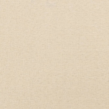 Tăblie de pat cu aripioare, crem, 93x23x118/128 cm, țesătură - Img 5