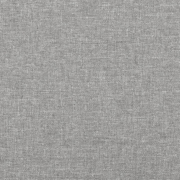 Tăblie de pat cu aripioare gri deschis 103x16x118/128 cm textil - Img 5