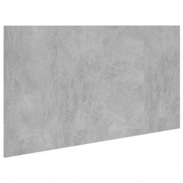 Tăblie de pat, gri beton, 160x1,5x80 cm, lemn prelucrat - Img 2