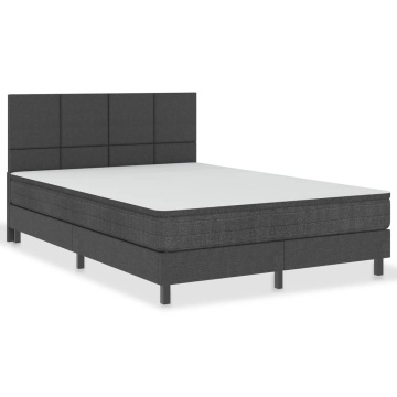 Tăblie de pat, gri închis, 160 x 200 cm, material textil - Img 3