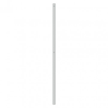 Tăblie de pat metalică, alb, 180 cm - Img 5