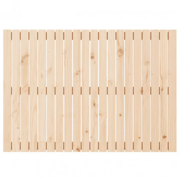 Tăblie de pat pentru perete, 127,5x3x90 cm, lemn masiv de pin - Img 4