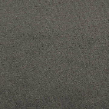 Tăblii de pat, 2 buc, gri închis, 100x5x78/88 cm, catifea - Img 6