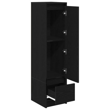 Tablou Stejar negru 29,5x34x119,5 cm Lemn prelucrat - Img 8