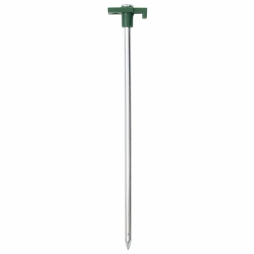 Țăruși de cort, 12 buc., 25 cm, 7 mm, oțel galvanizat și PP - Img 3