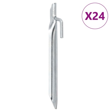 Țăruși de cort 24 buc., formă V, 17 cm, Ø20 mm, oțel galvanizat - Img 1