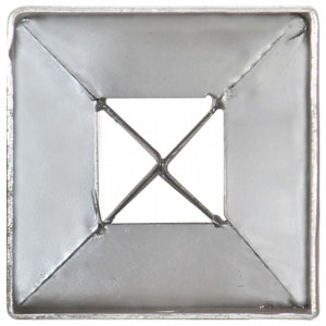 Țăruși de sol, 12 buc., argintiu, 7x7x90 cm, oțel galvanizat - Img 9