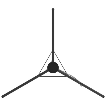 Tripod de Gătit la Foc de Tabără 150 cm Înălțime Oțel - Img 4