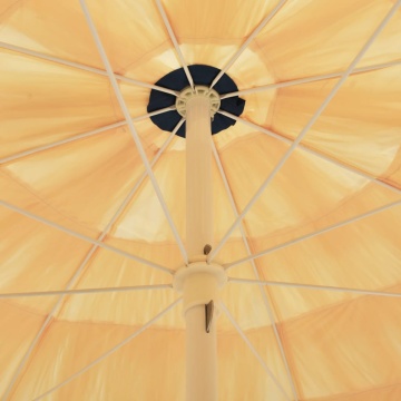 Umbrelă de plajă, natural, 300 cm, stil hawaiian - Img 4