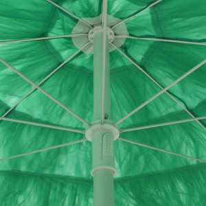 Umbrelă de plajă, verde, 240 cm - Img 2