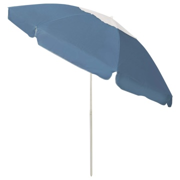 Umbrelă de soare de plajă, albastru, 240 cm - Img 3