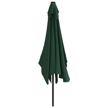 Umbrelă de soare dreptunghiulară 200 x 300 cm, Verde - Img 4