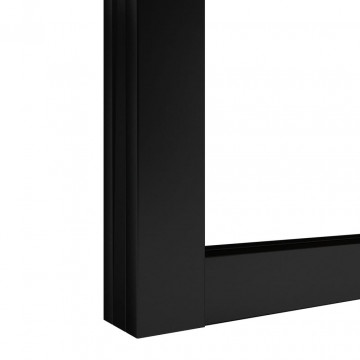 Ușă glisantă, negru, 102,5x205 cm, aluminiu și sticlă ESG - Img 5