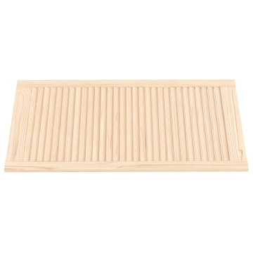 Uși de dulap design lambriu 2 buc. 99,3x49,4 cm lemn masiv pin - Img 3
