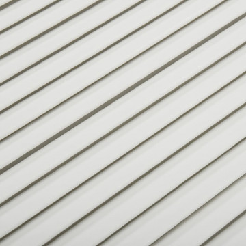 Uși lamelare, 2 buc., alb, 61,5x59,4 cm, lemn masiv de pin - Img 5