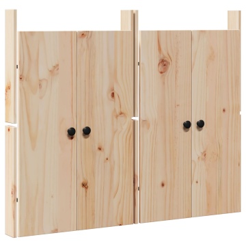 Uși pentru bucătării exterioare 2 buc 50x9x82 cm Lemn masiv de pin - Img 2