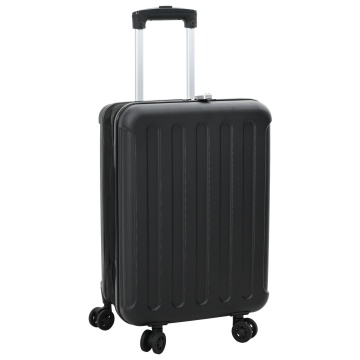 Valiza pliabilă cu carcasă dură 24'Neagră 43x27x66 cm ABS - Img 2