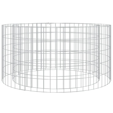 Vatră de foc din gabion Ø 100 cm, fier galvanizat - Img 2