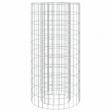 Vatră de foc din gabion Ø 50 cm fier galvanizat - Img 2