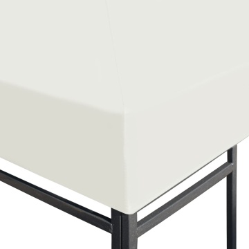 Acoperiș de pavilion, 310 g/m², alb crem, 3 x 3 m - Img 3