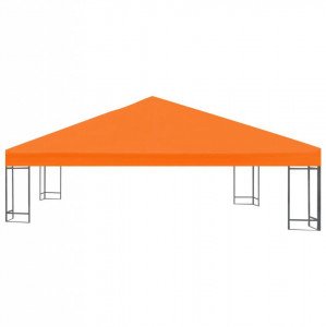 Acoperiș de pavilion, 310 g/m², portocaliu, 3 x 3 m - Img 2